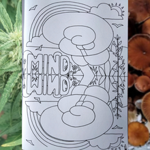 Load image into Gallery viewer, Noush's Arts & Crafts ~ psychedelic stoner colouring book