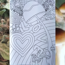 Load image into Gallery viewer, Noush's Arts & Crafts ~ psychedelic stoner colouring book