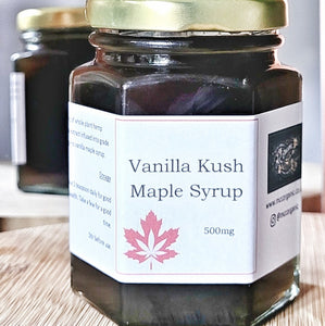 McC Organic ~ infused vanilla kush maple syrup