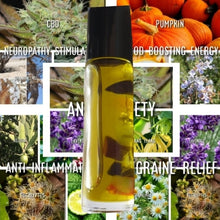 Load image into Gallery viewer, McC Organic ~ essential oil &amp; crystal roller ~ anti inflammatory
