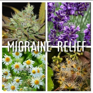 McC Organic ~ essential oil & crystal roller ~ migraine relief