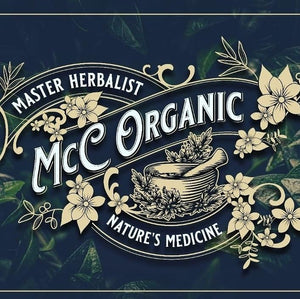 McC Organic ~ essential oil & crystal roller ~ mood boost